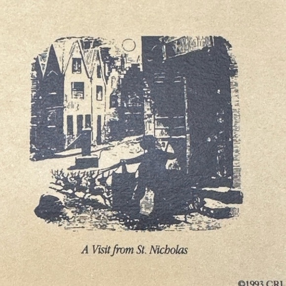 Vtg '93 Christmas Reproductions Memories of Santa Collection Santa Ornament 1840 - Picture 13 of 16